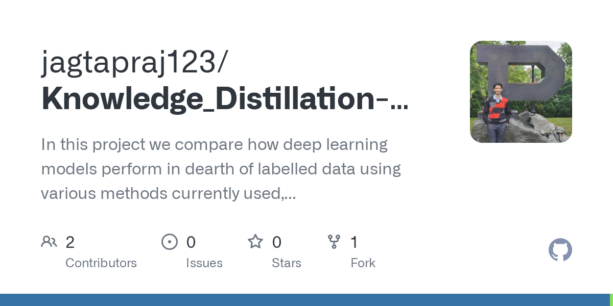 Knowledge Distillation for Small Datasets